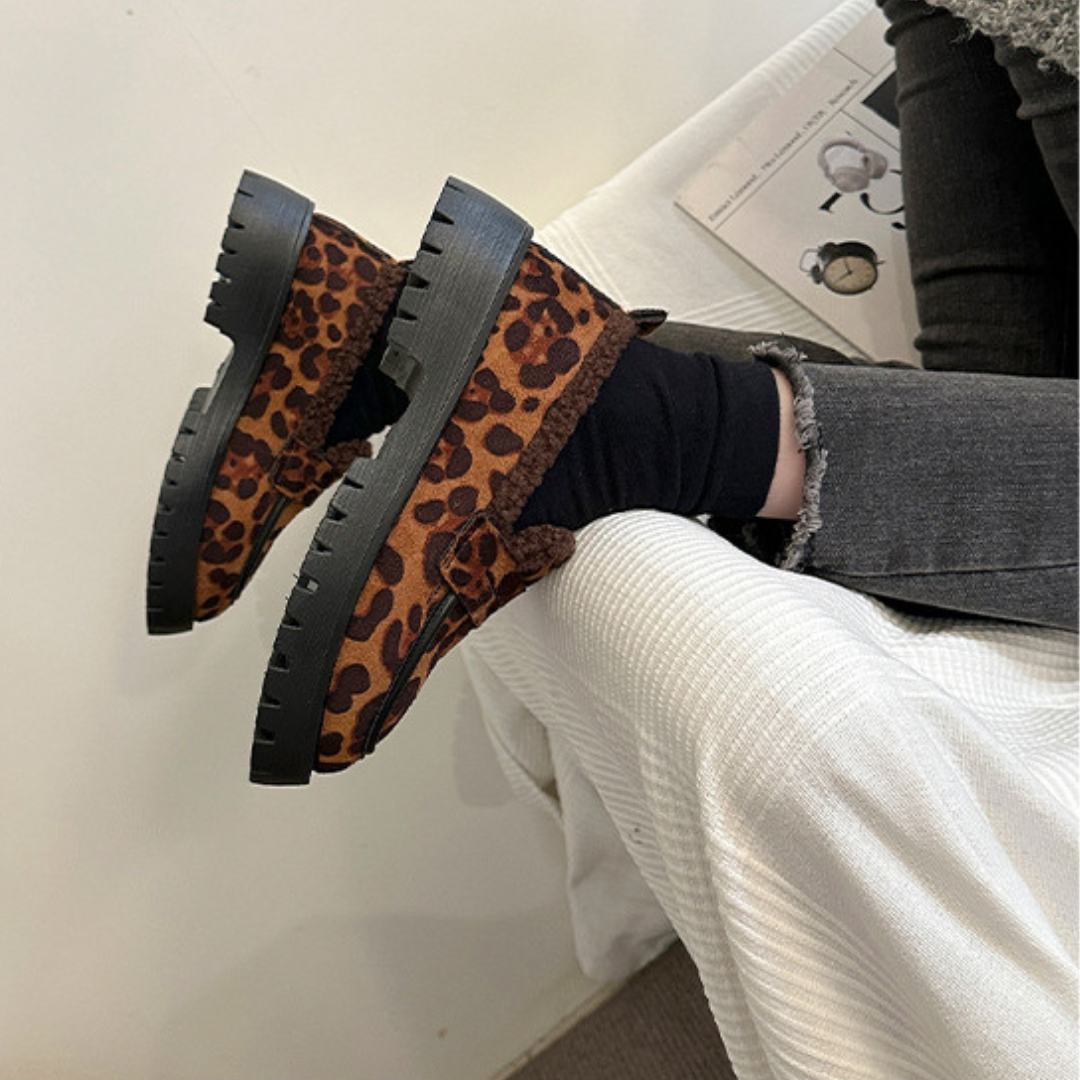 Savanna Leopard Loafers