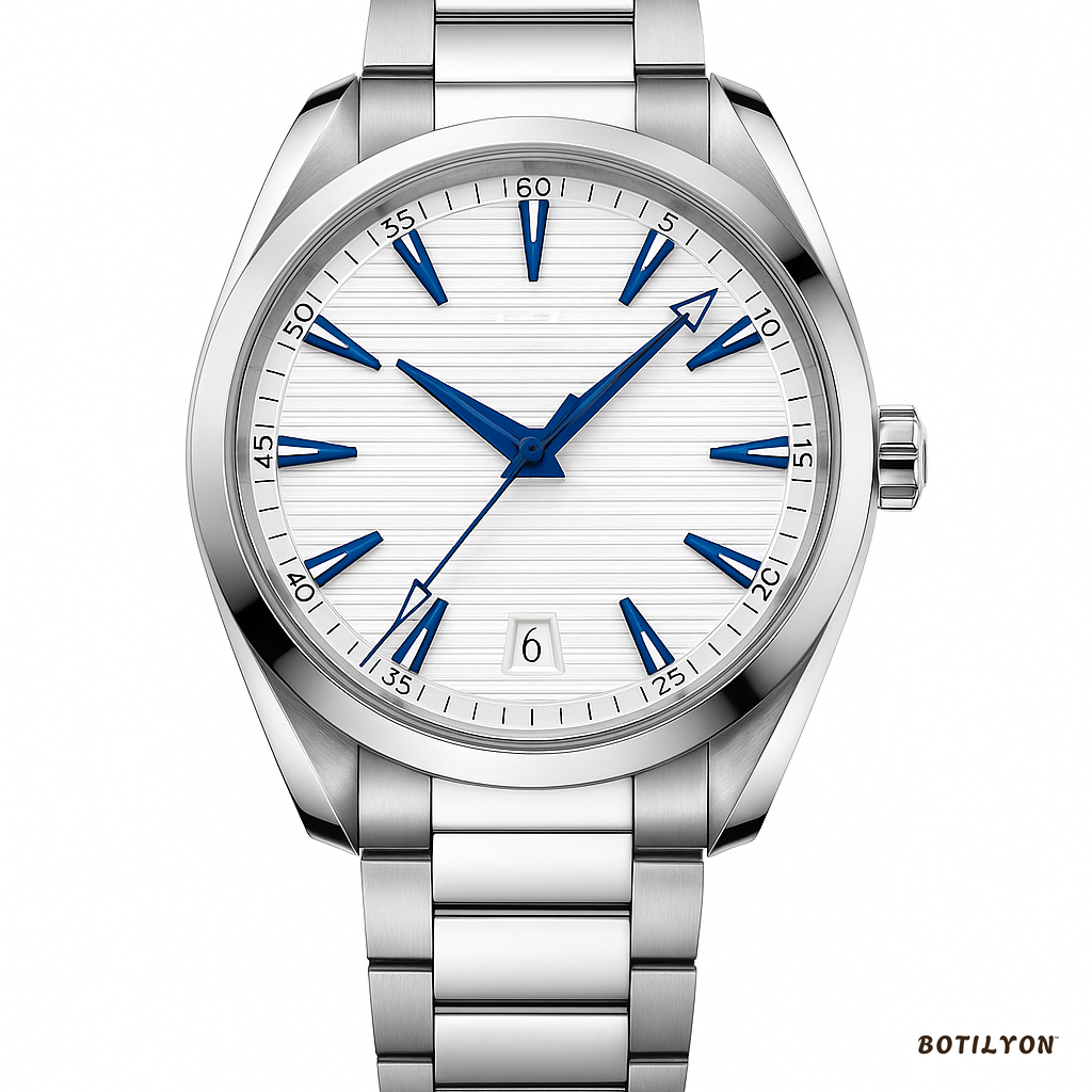 Watch White Steel Line