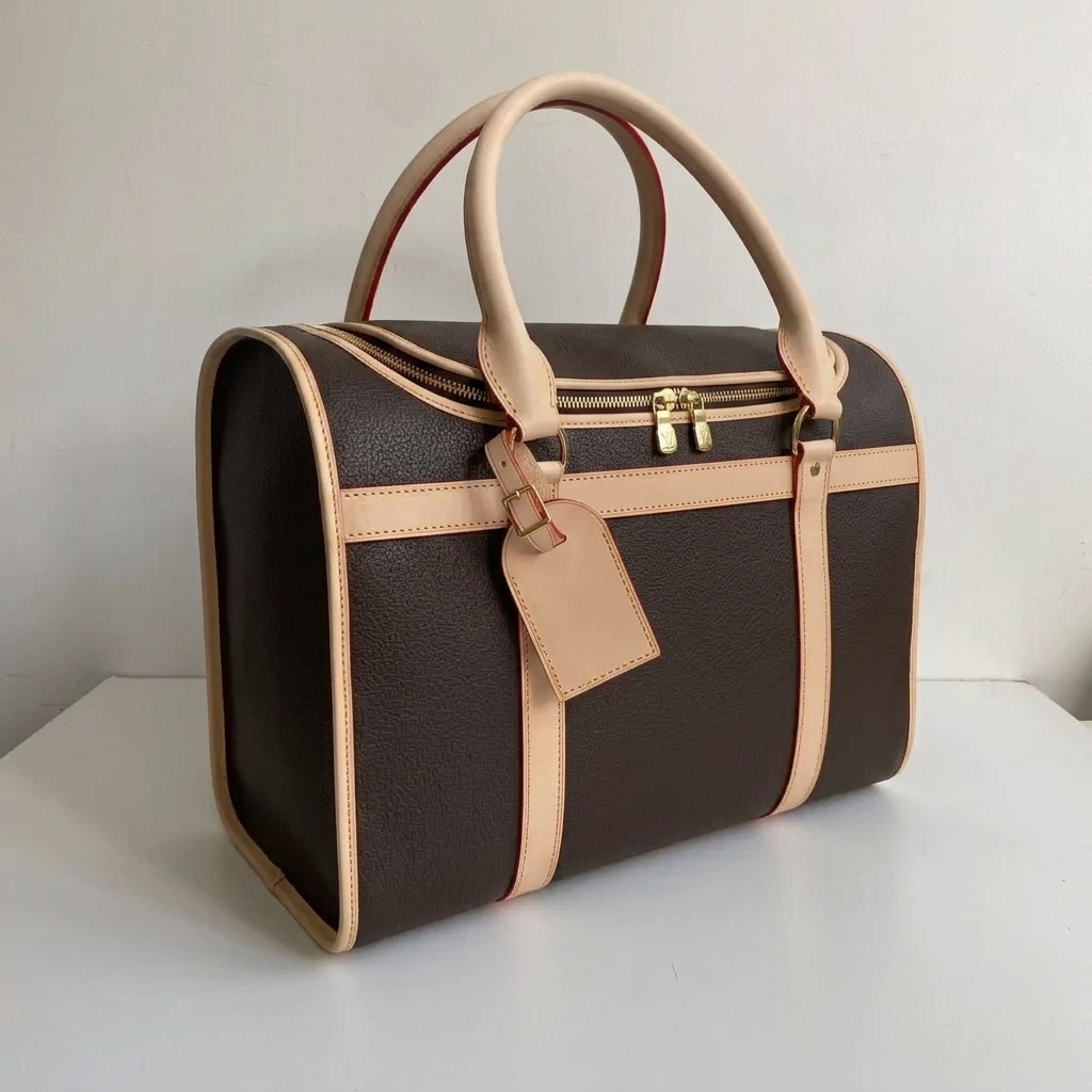 Vintage Style Italian Brown Satchel