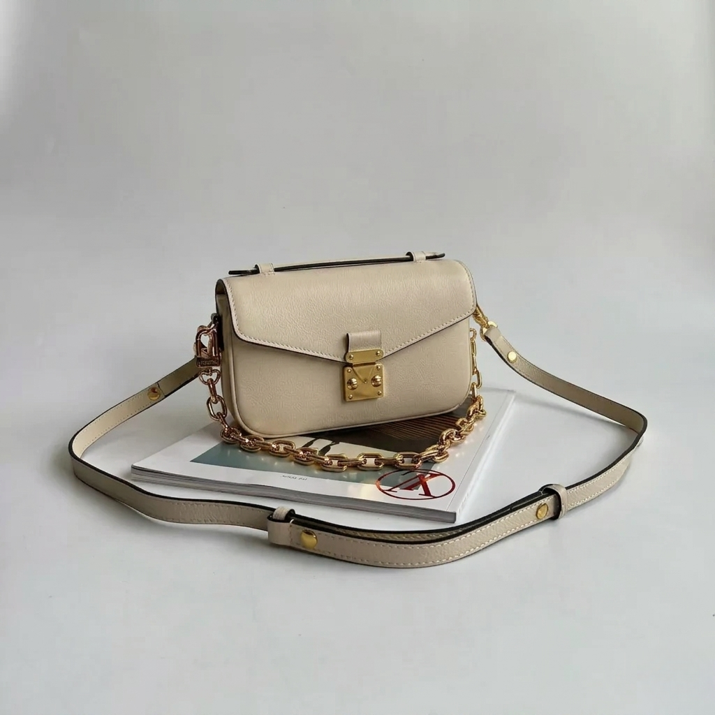 Mini Beige Crossbody Pouch