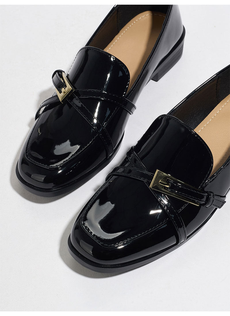 VerniSquare Patent Loafers