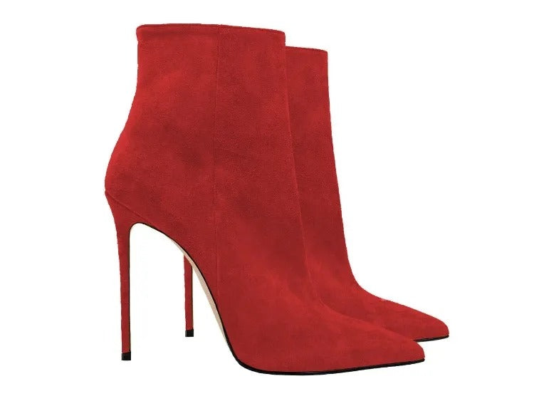 Women's Suede Stiletto Boots
