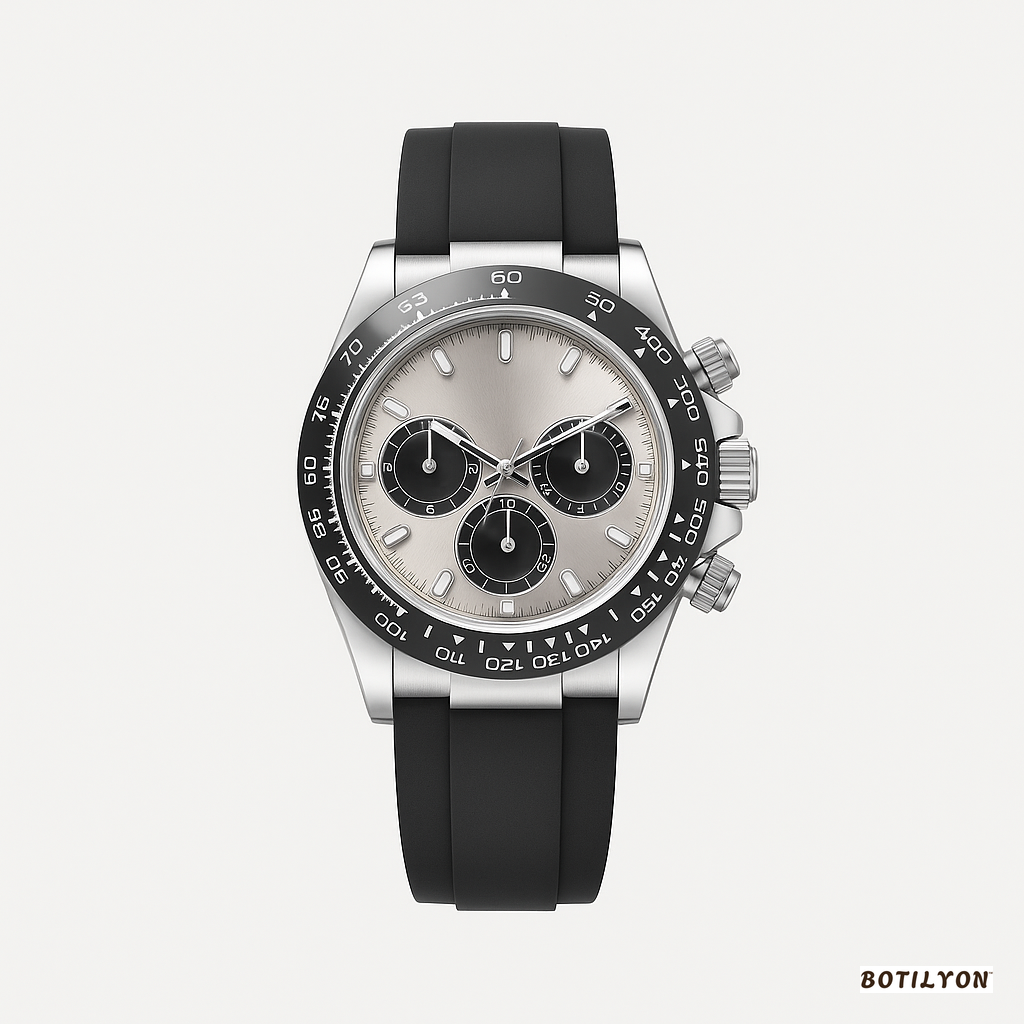 Watch Black Rubber Line