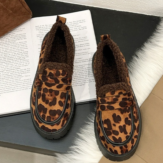 Savanna Leopard Loafers