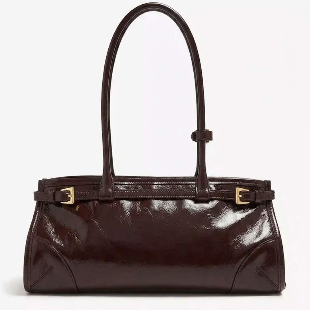 Casual Brown Shoulder Bag