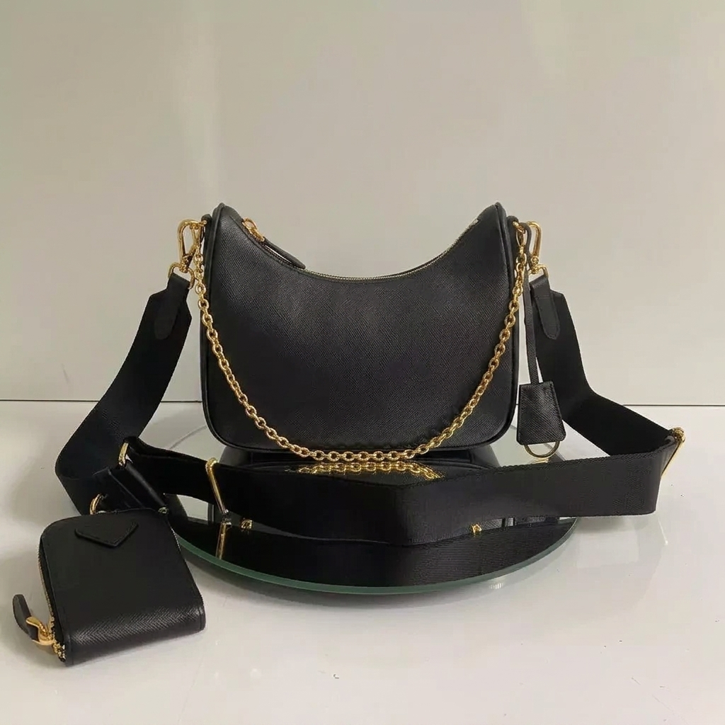 Casual Black Crossbody Bag