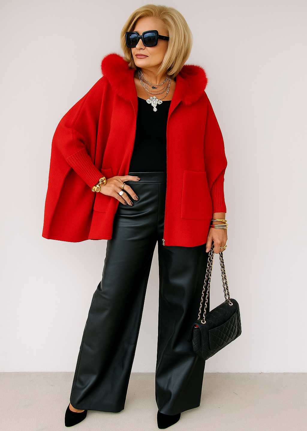 Chic Hooded Cardigan