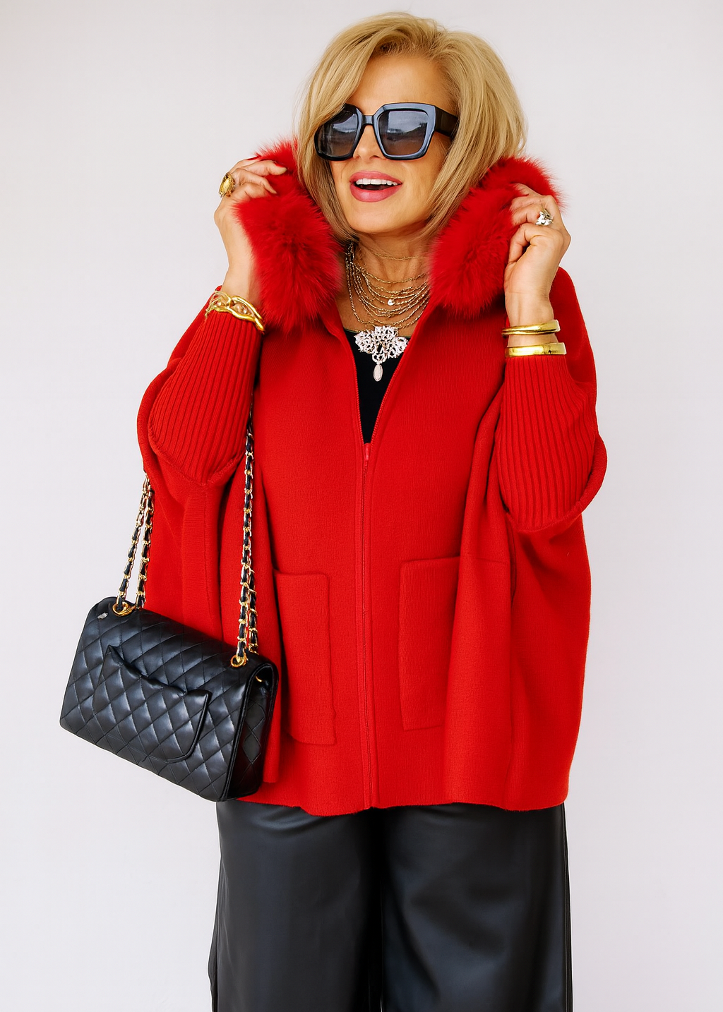 Chic Hooded Cardigan