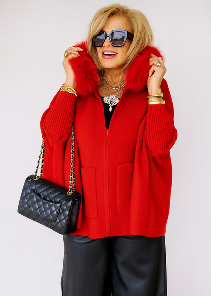 Chic Hooded Cardigan