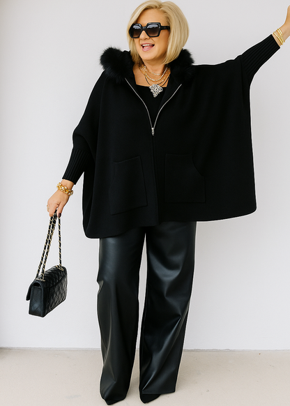 Chic Hooded Cardigan