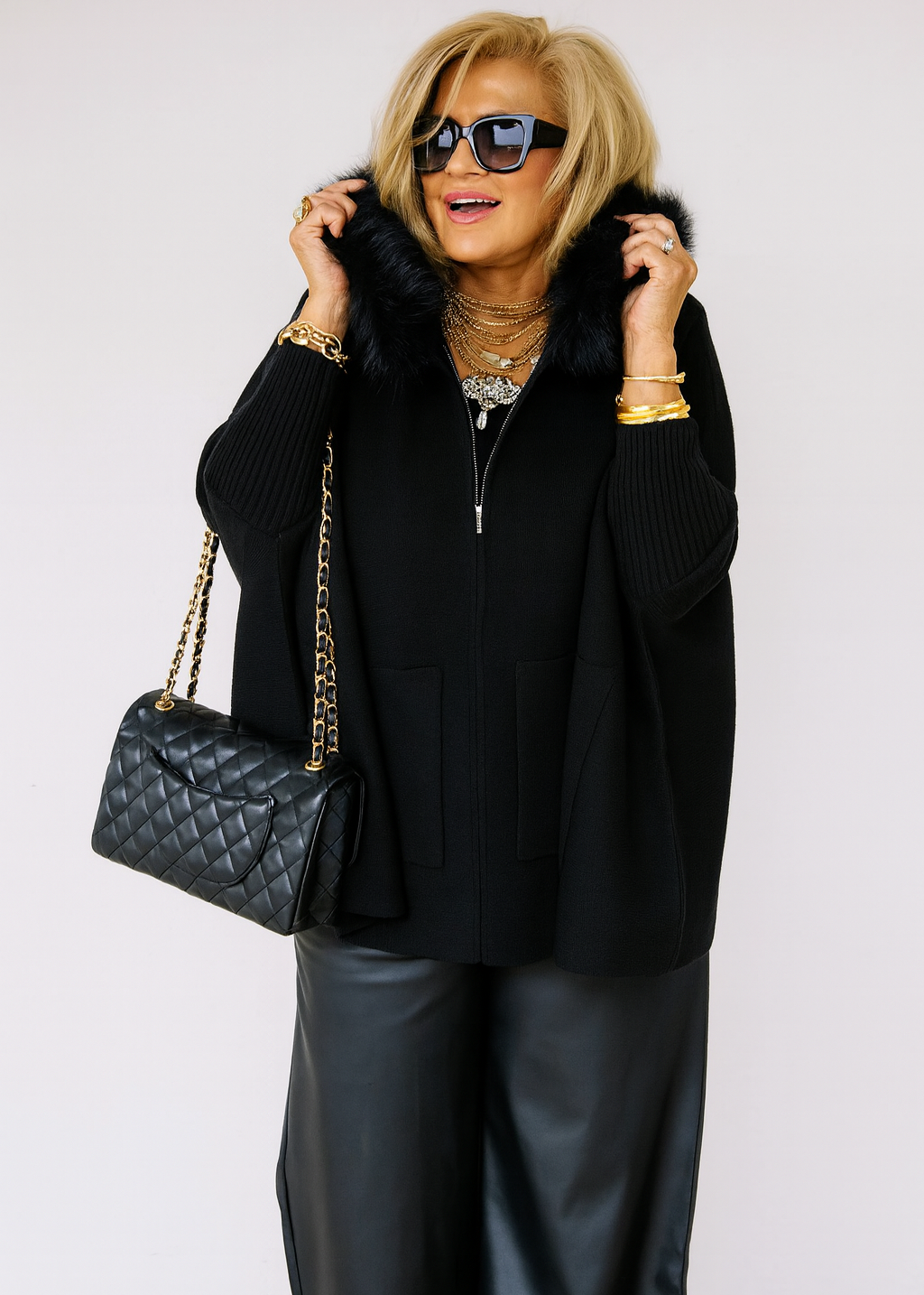 Chic Hooded Cardigan