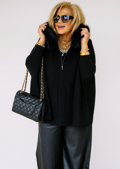 Chic Hooded Cardigan