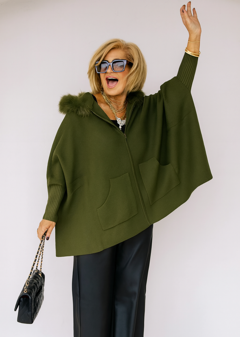 Chic Hooded Cardigan