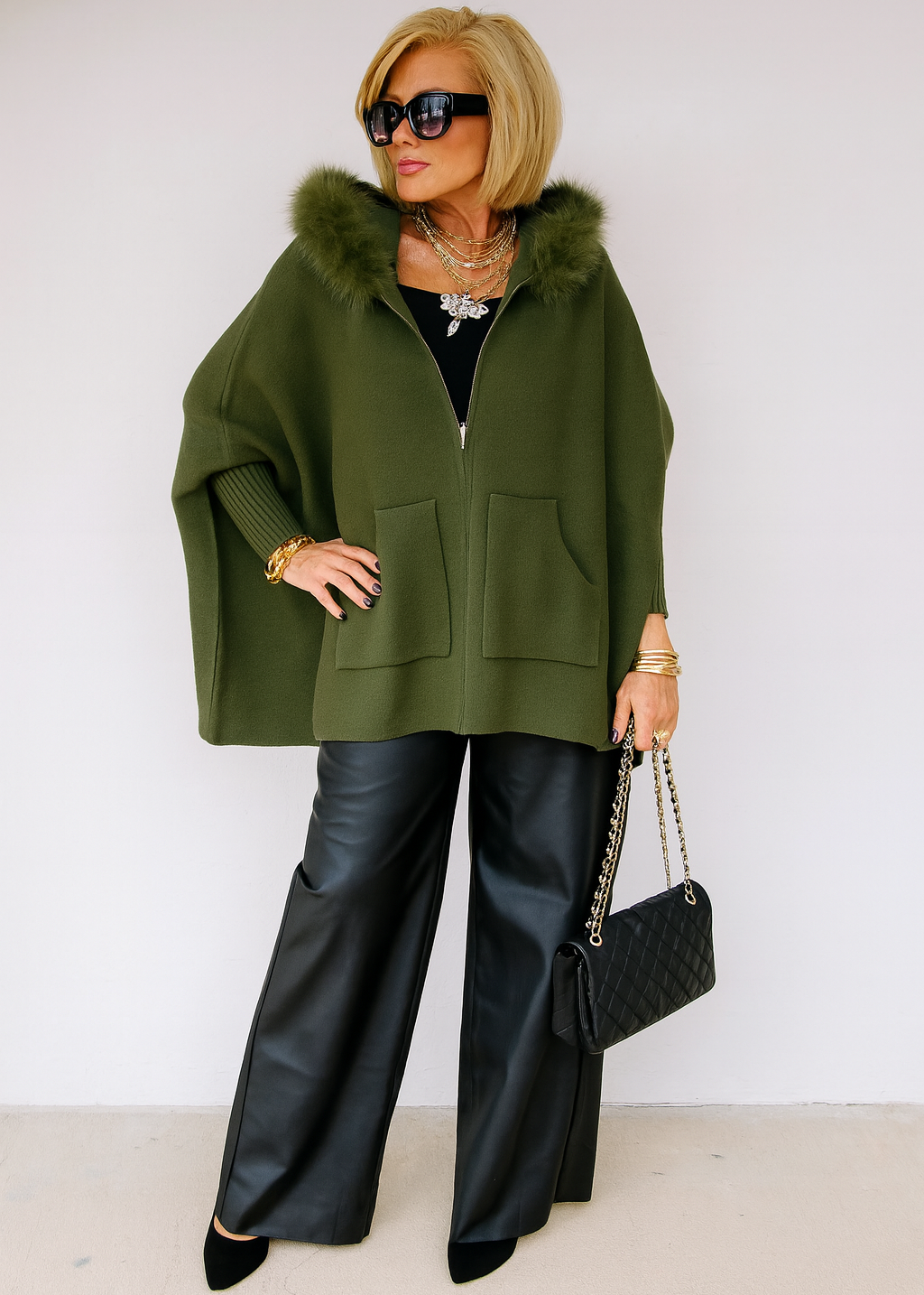 Chic Hooded Cardigan