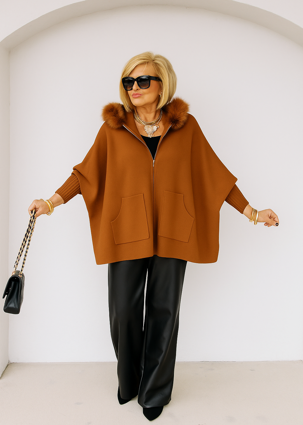 Chic Hooded Cardigan