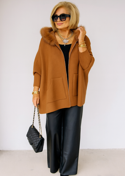 Chic Hooded Cardigan
