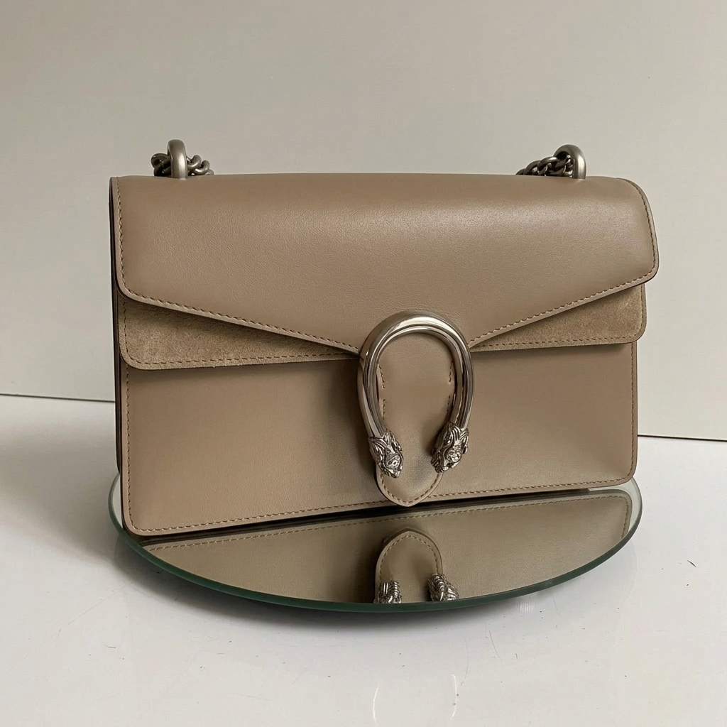 Vintage Minimalist Shoulder Bag Brown