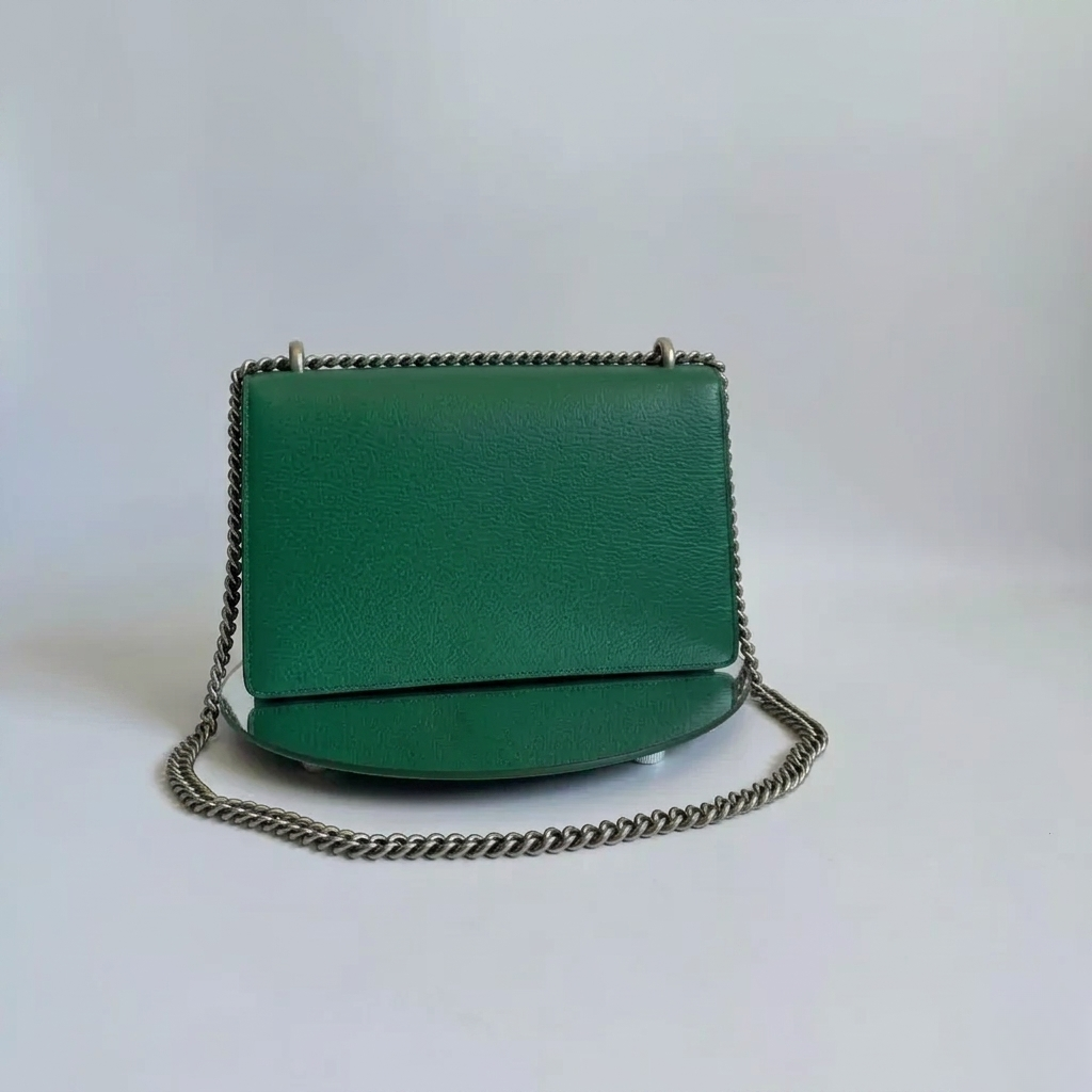 Classic Emerald Green Crossbody Bag