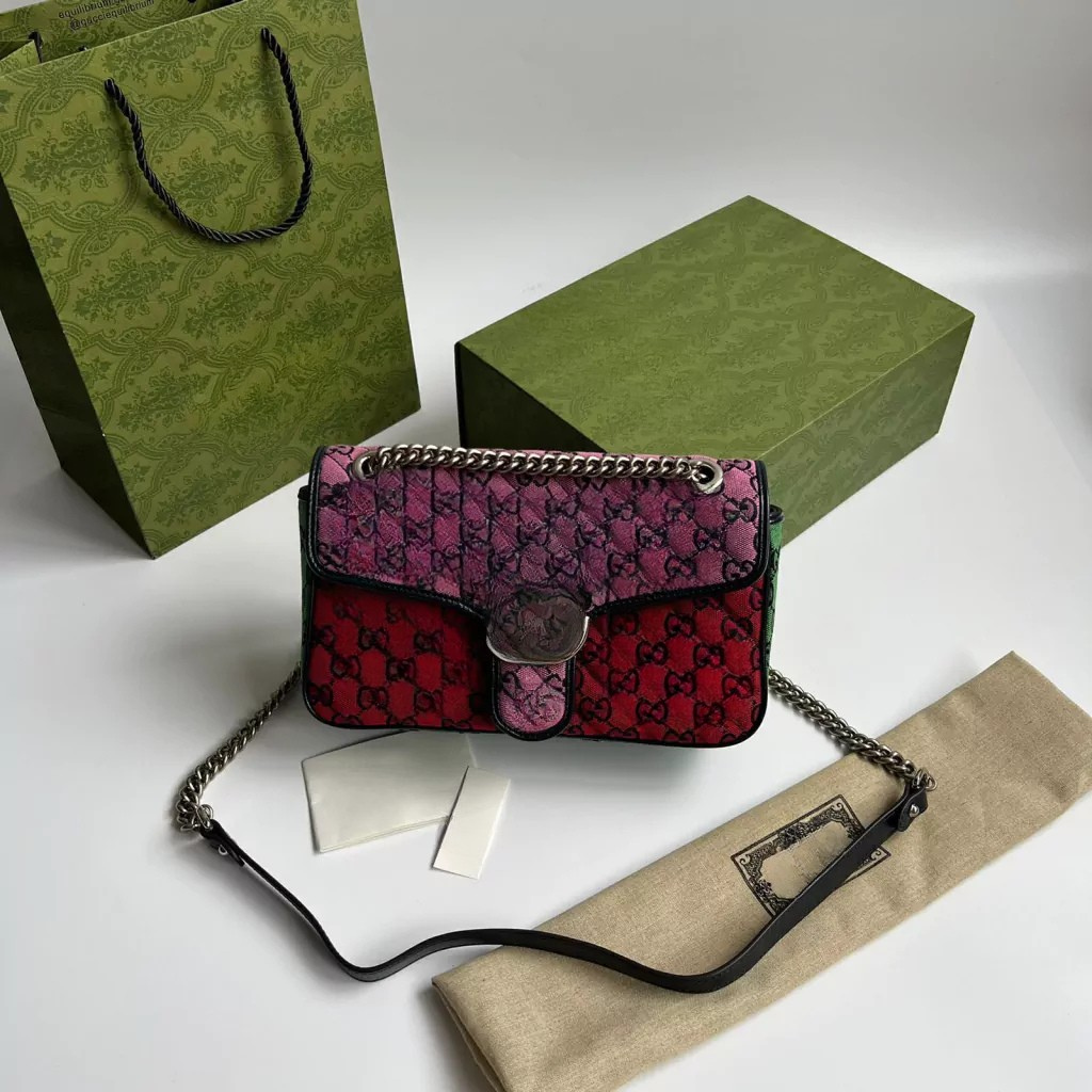 Quilted Flap Shoulder Bag Pink