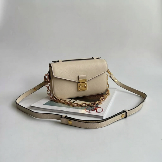 Mini Beige Crossbody Pouch