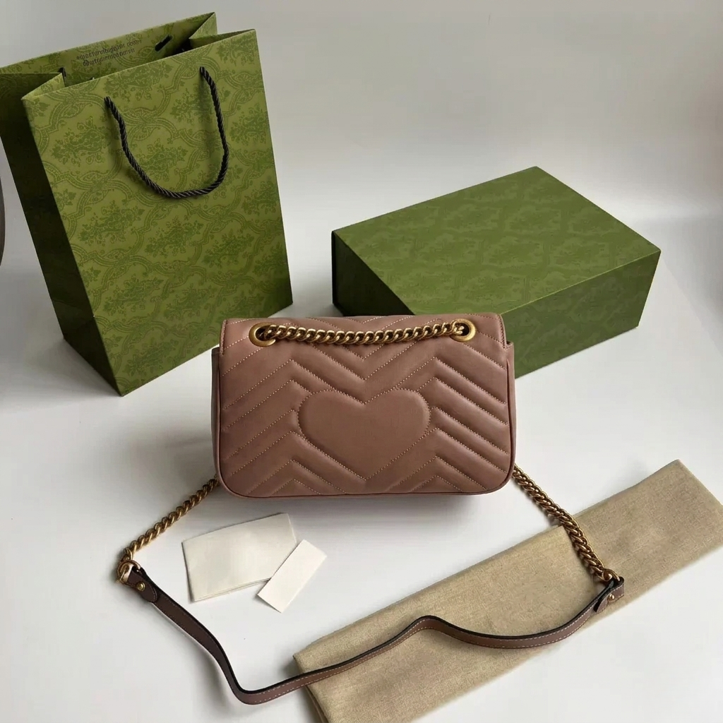Classic Rectangular Flap Bag Brown