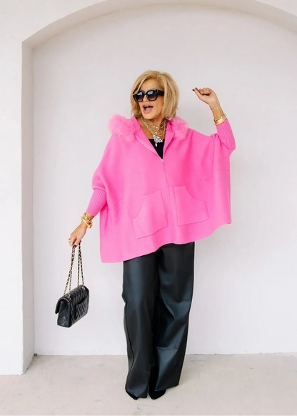 Chic Hooded Cardigan
