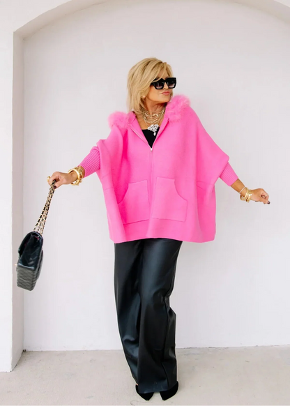Chic Hooded Cardigan