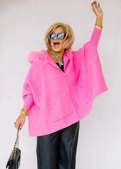 Chic Hooded Cardigan